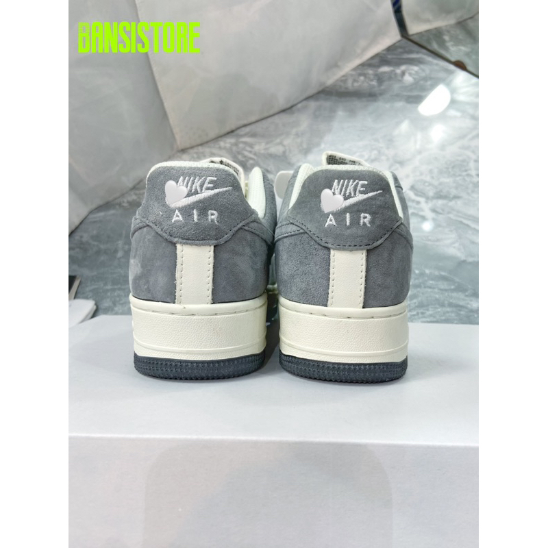 Giày thể thao Af1 xám da lộn