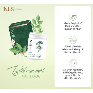Bột rửa mặt thảo dược nls làm sạch dịu nhẹ 150g