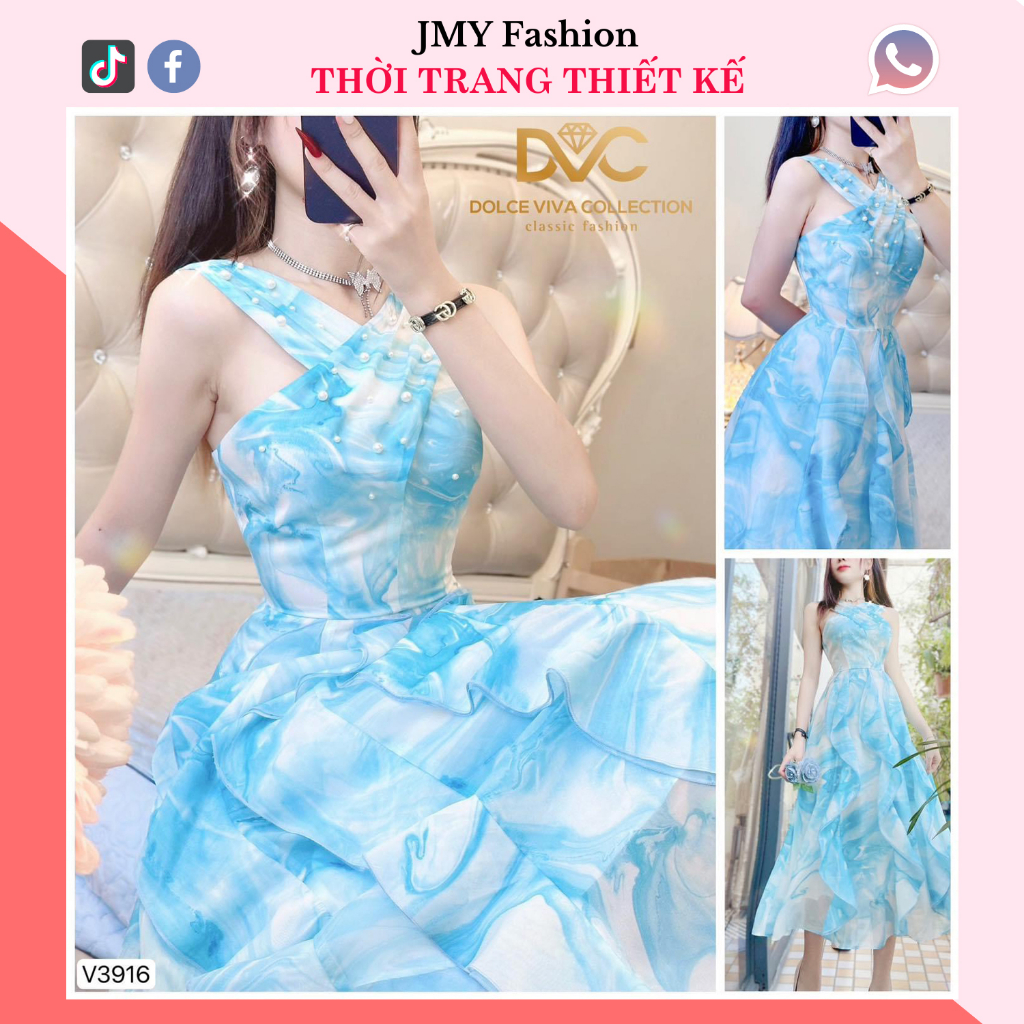 váy đầm dáng dài đi chơi, dự tiệc tôn dáng