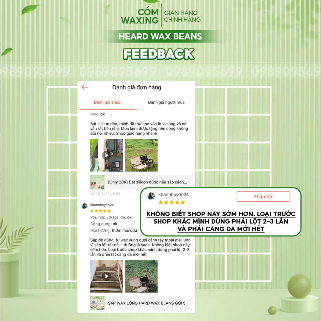 Sáp Wax Lông Nóng Hạt Đậu Dòng Premier Hương Dừa Siêu Bám Lông Tặng Que Gỗ