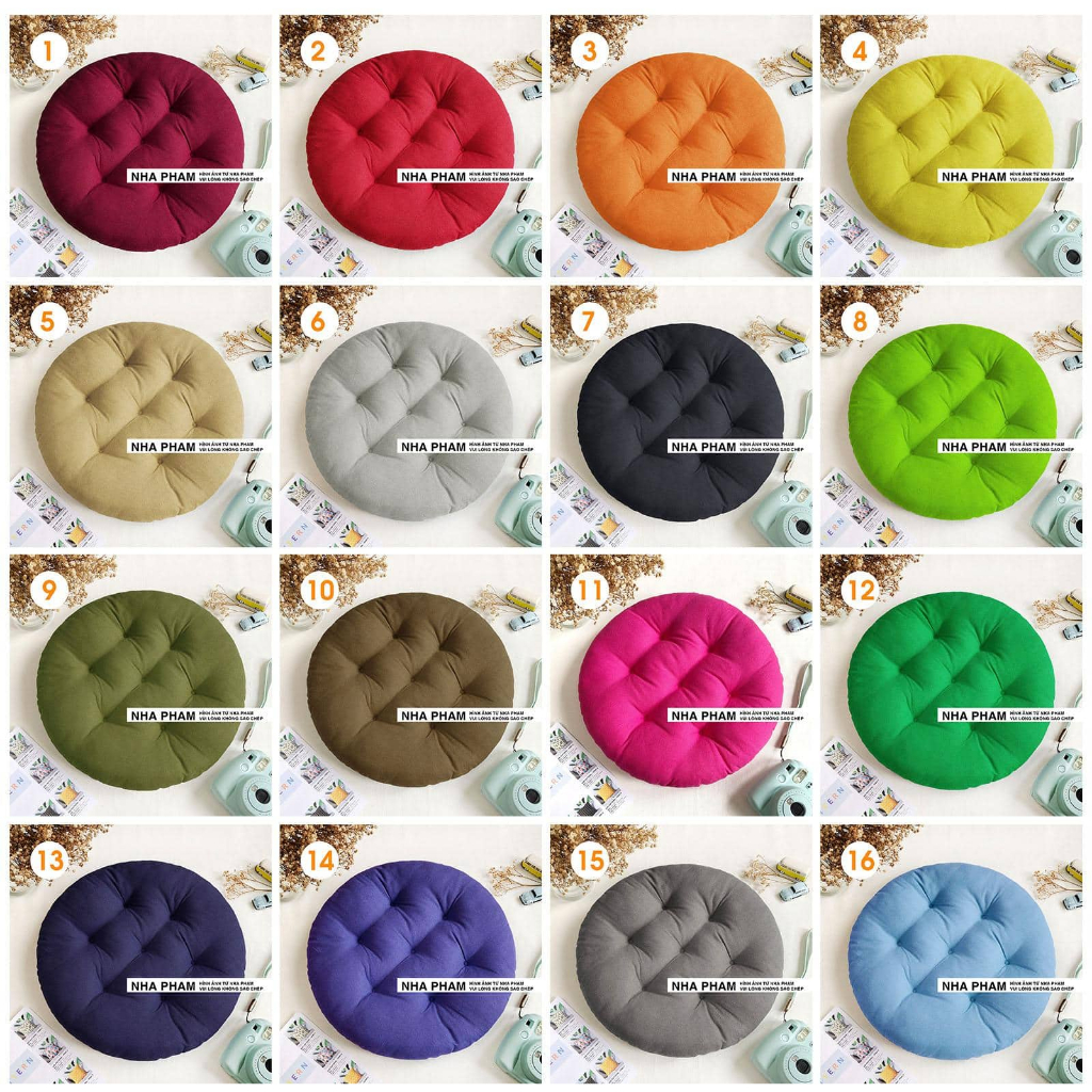Đệm Tròn COLOR PHAM STYLE