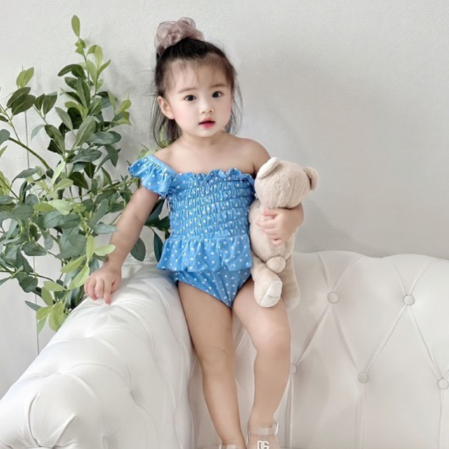 Bodysuit hoa | đồ bơi cánh tiên em bé gái nanci room