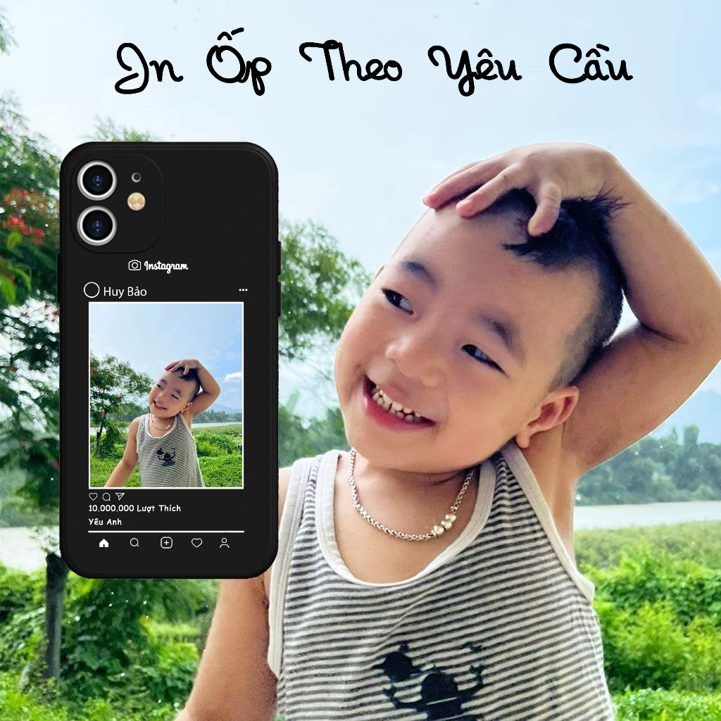 Ốp lưng in theo yêu cầu phông FB, Instagram iphone 15prm,15plus,15pro,15,14 promax,13pro,13,12promax,12pro/12, 11promax,