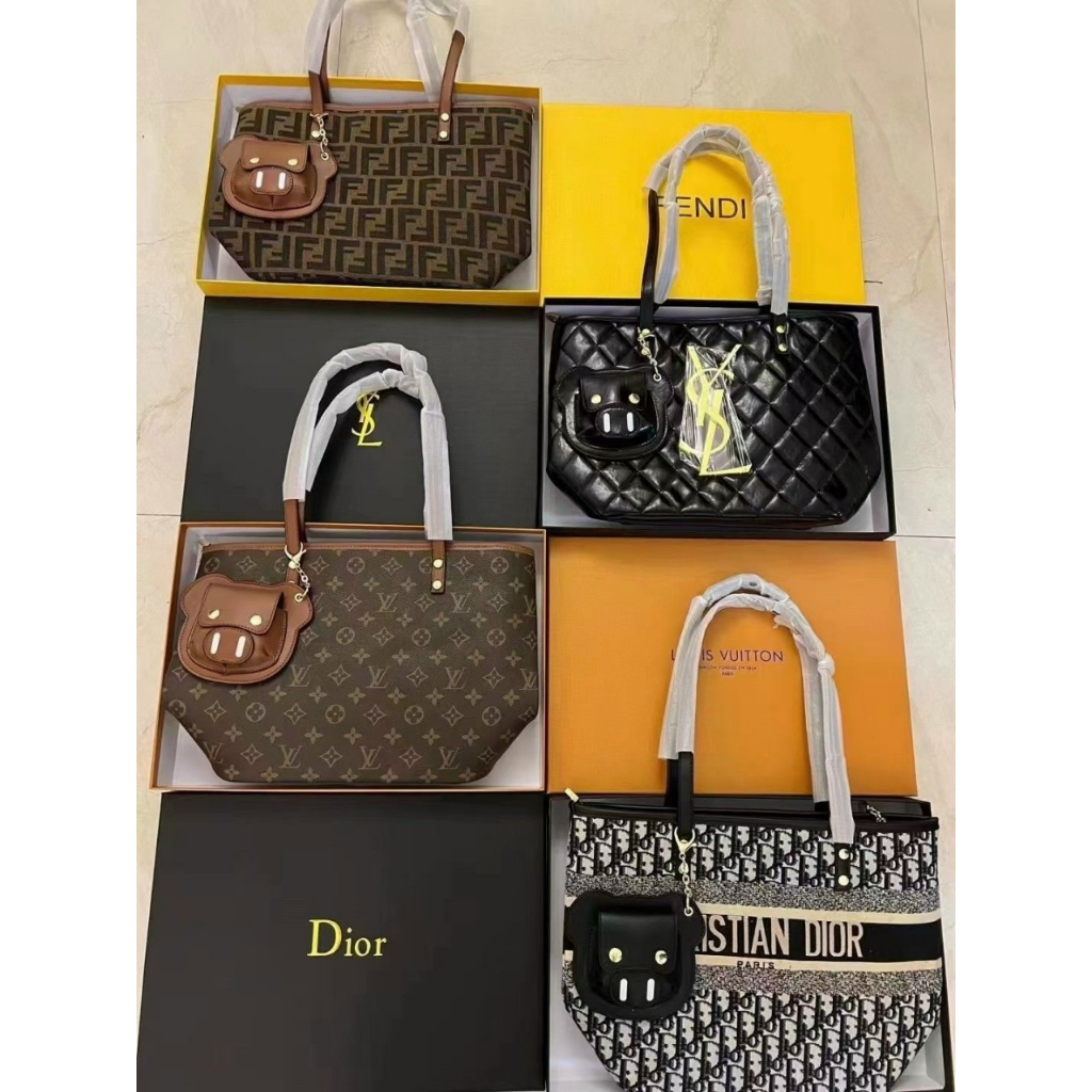 Túi xách thời trang kèm phụ kiện heo kute - Shop Lynh