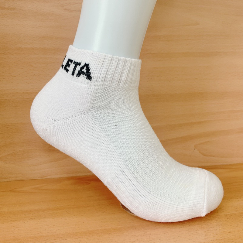 Tất cổ trung Athleta chất cotton nam nữ có đệm bông êm chân, kháng khuẩn, khử mùi, đen trắng xám xanh than frees