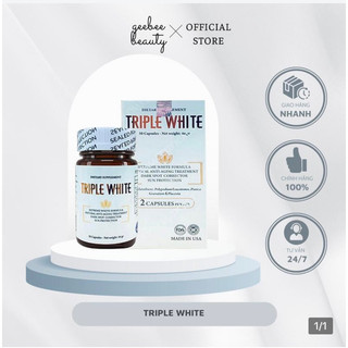 [CHÍNH HÃNG] VIÊN UỐNG TRẮNG DA, CHỐNG NẮNG TRIPLE WHITE