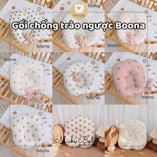 Gối chống trào ngược Boona cho bé sơ sinh vải Muslin cao cấp kích thước