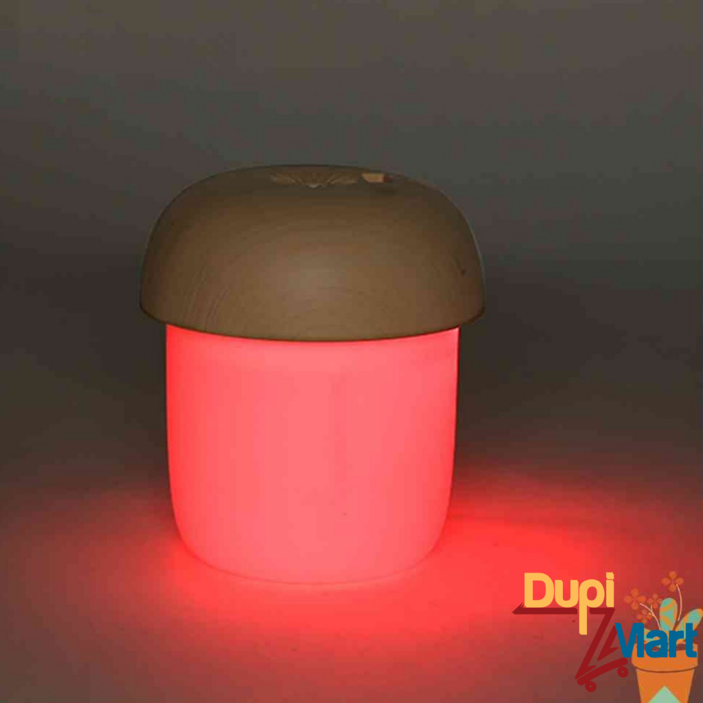 Máy Phun Sương Tạo Ẩm Mini Hình Cây Nấm Sạc Tích Điện -  Máy Tạo Độ Ẩm Không Khí Kiêm Đèn Ngủ Xinh Xắn Tự  Động Đổi Màu