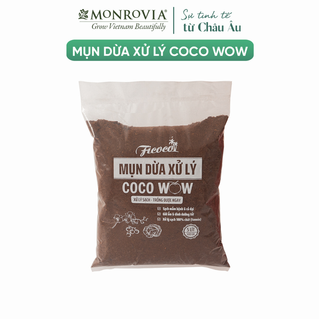 Mụn dừa đã qua xử lý, đất hữu cơ, chuyên trồng rau, hoa màu, dâu tây, cây ăn trái, thủy canh