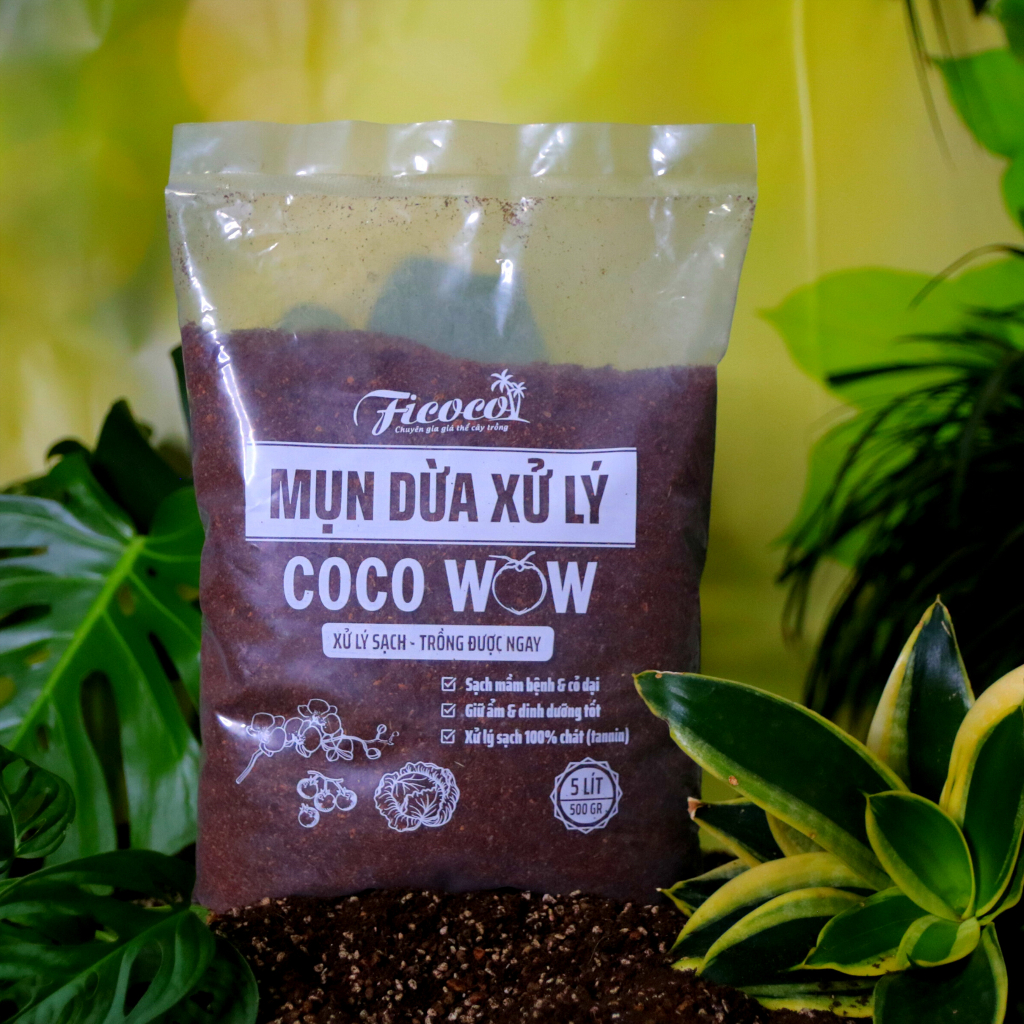 Mụn dừa đã qua xử lý, đất hữu cơ, chuyên trồng rau, hoa màu, dâu tây, cây ăn trái, thủy canh