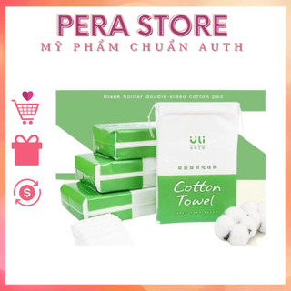 Bông tẩy trang uli cotton towel 200 miếng