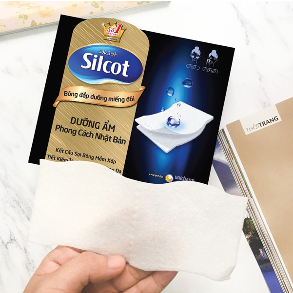 Bông Tẩy Trang/ Đắp Dưỡng Miếng Đôi Silcot