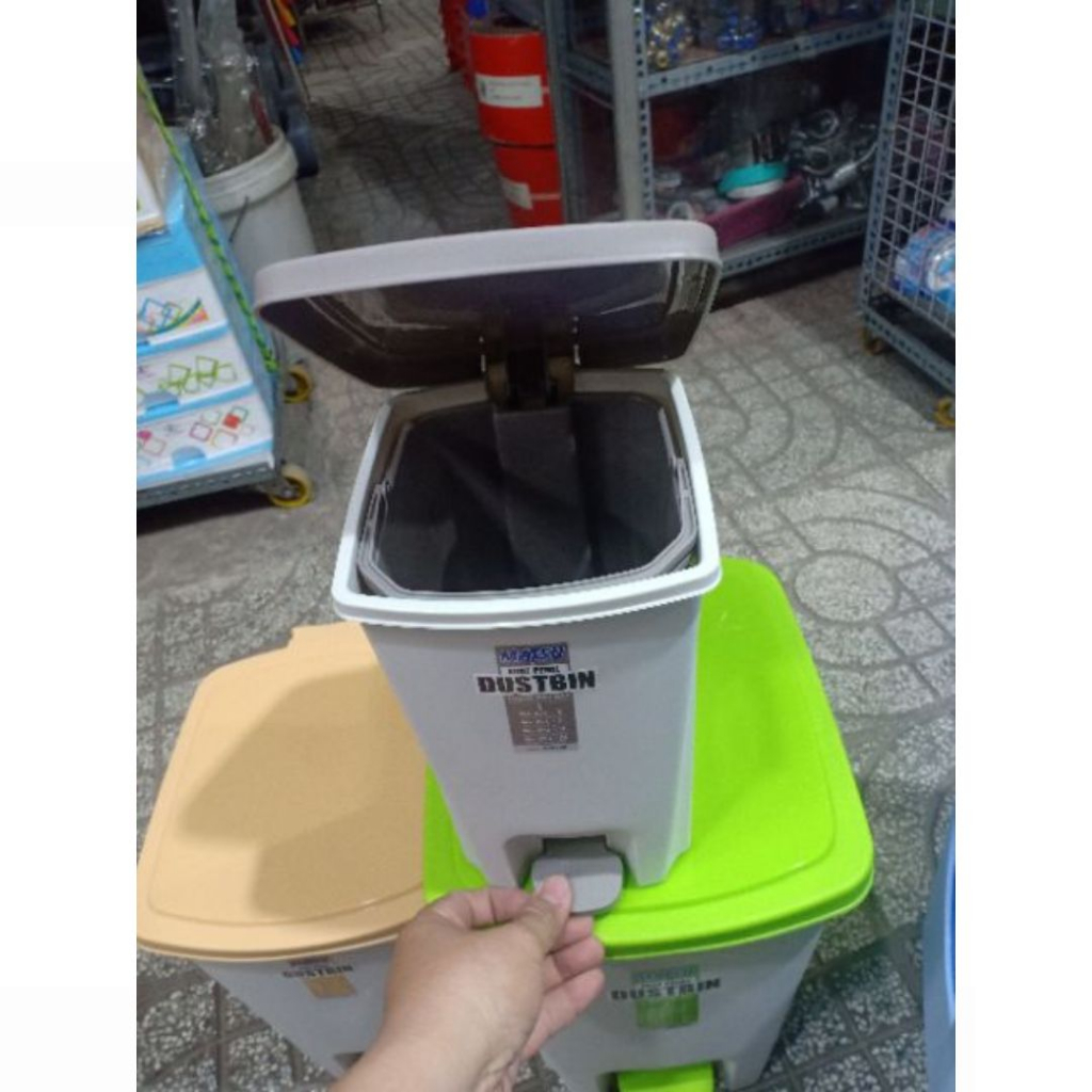 Thùng Rác Nhựa Duy Tân Matsu Đạp Chân Đầy Đủ Kích Thước Nhí/Nhỏ/Trung/Lớn