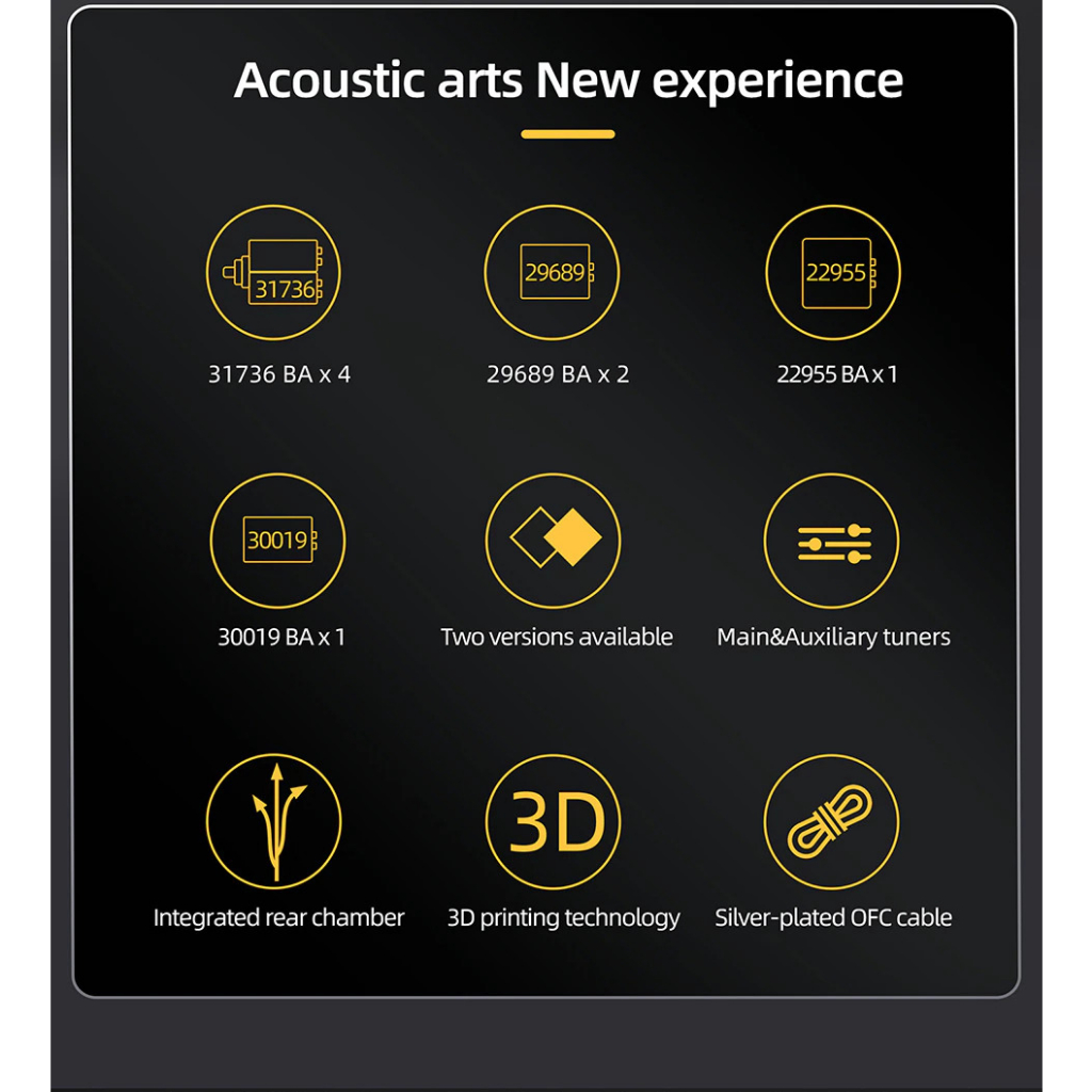 Tai nghe KZ AS24 HiFi Earphone 24 BA Units High-end Tunable In-Ear balanced armature Earphones