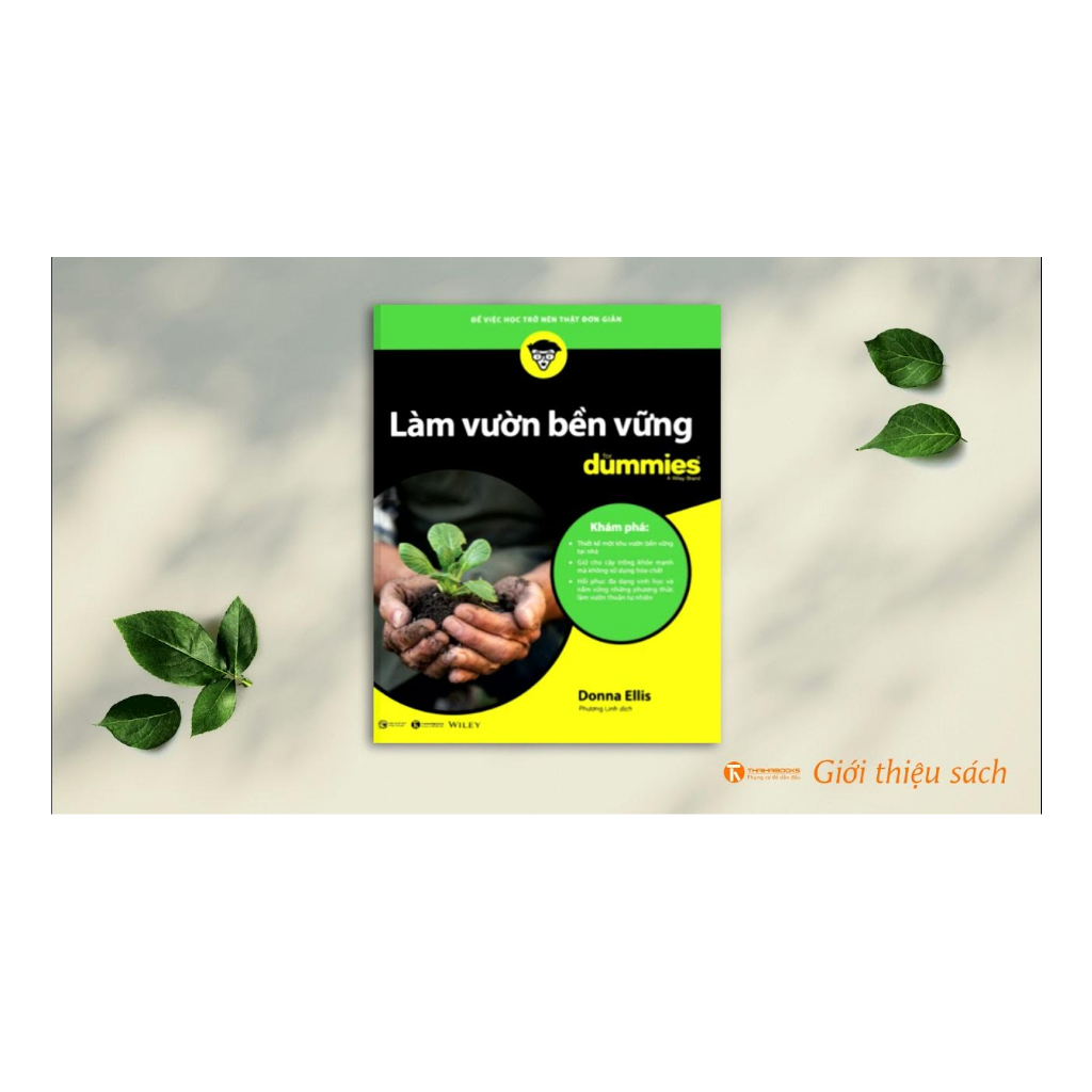 Sách - Làm vườn hữu cơ for Dummies