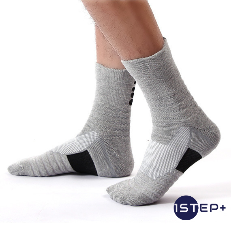 Tất Thể Thao, Tất Chạy Bộ Chống Trượt OnStep Running Dày Dặn, Êm Thoáng