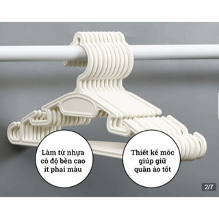 Set 10 Móc Áo Mỏng Trẻ Em - Inochi (MA185)