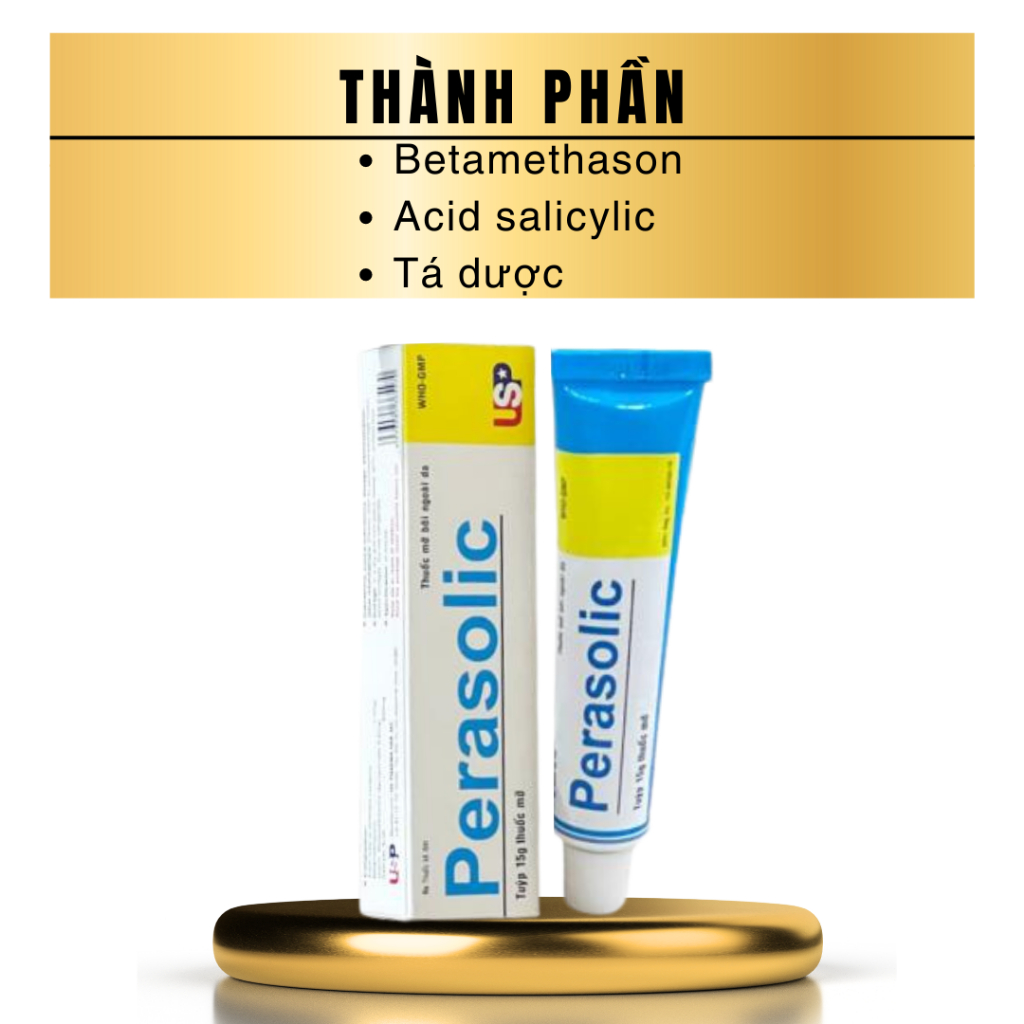 Kem bôi da PERASOLIC 15g