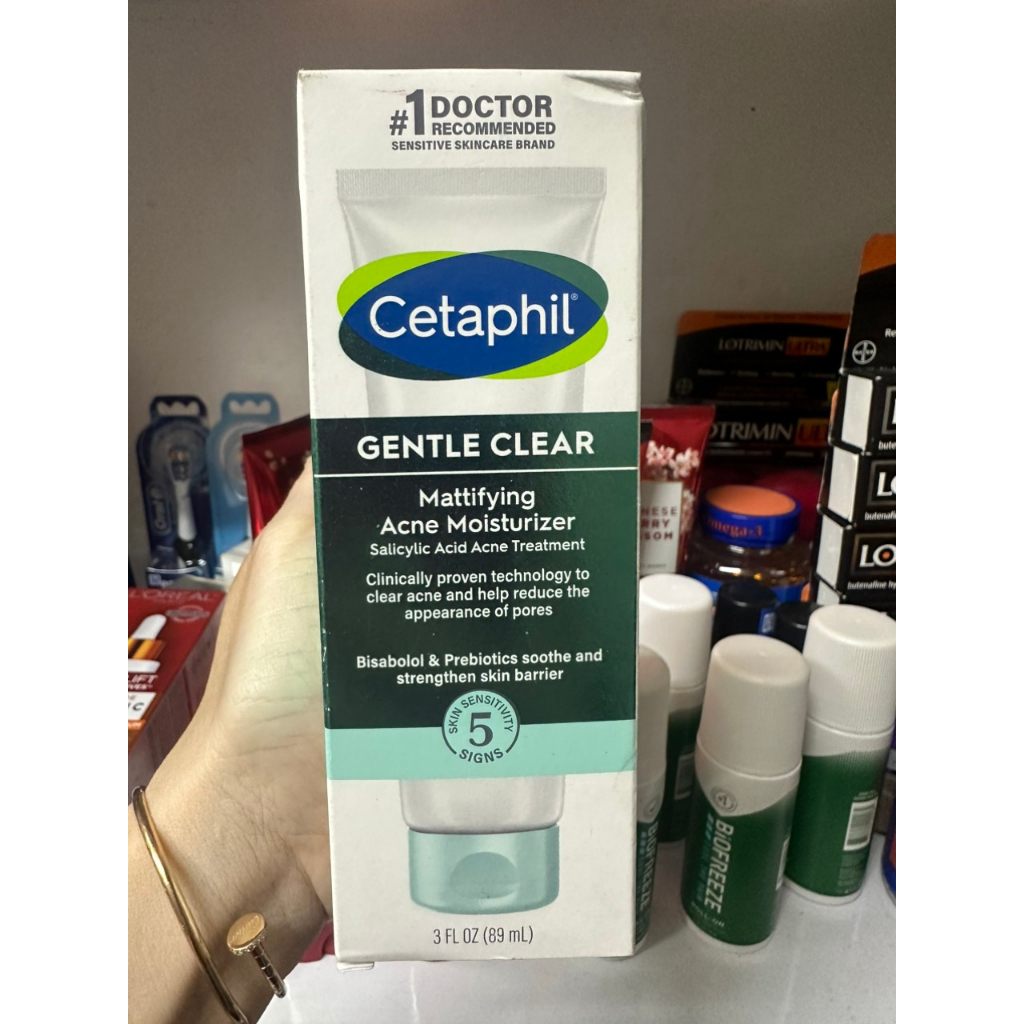 (HỘP HƠI XẤU) SALE: Kem dưỡng dành cho da mụn Cetaphil Gentle Clear Mattifying Acne Moisturizer 89ml.
