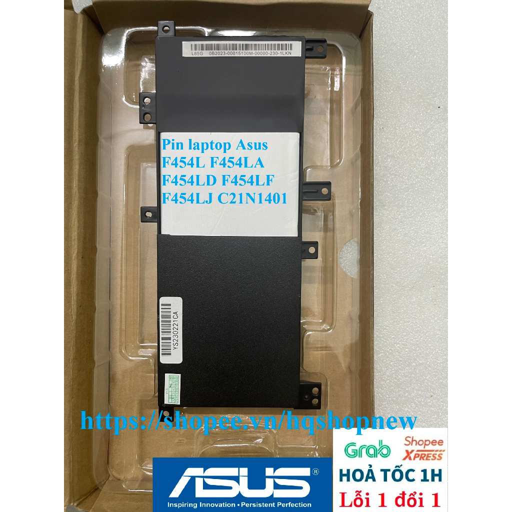 ⚡ Pin laptop Asus F454L F454LA F454LD F454LF F454LJ C21N1401