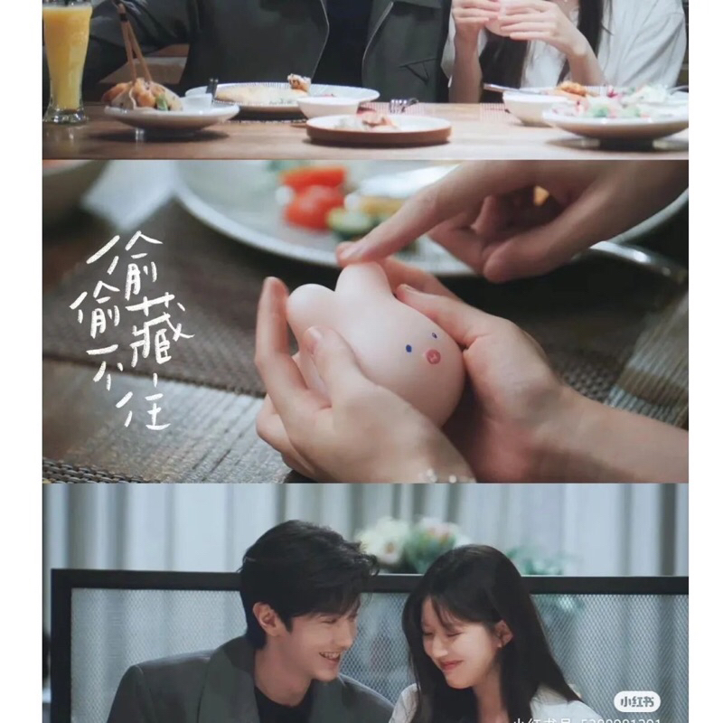 Bé thỏ heo Đoàn Gia Hứa tặng Tang Trĩ trong Vụng trộm không thể giấu