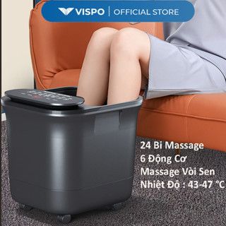 Bồn ngâm chân massage tự động VISPO VP-BN23 làm nóng và giữ nhiệt độ giúp massage lòng bàn chân