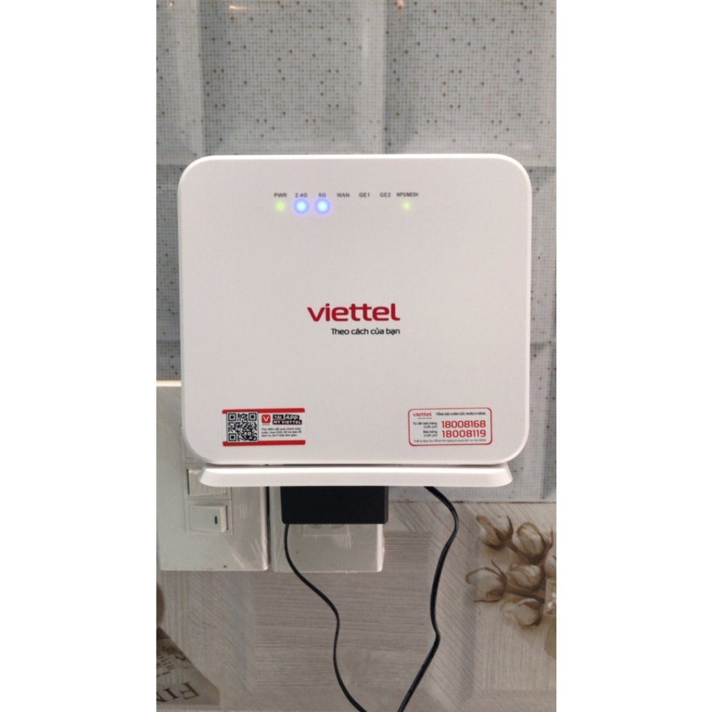 Mesh Viettel DASAN W520CE phát sóng wifi 2 băng tần 2.4GHz & 5GHz - Hàng Đã Sử Dụng Full box đầy đủ phụ kiện