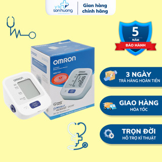 Máy đo huyết áp Omron HEM-7121 bắp tay thiết kế nhỏ gọn,báo cử động người khi đo