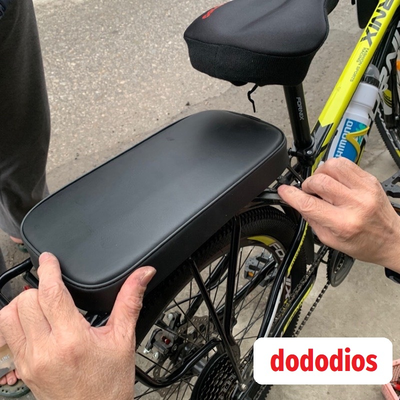 Đệm nệm yên ngồi ghế sau xe đạp loại dày dặn, chất lượng - Chính hãng dododios