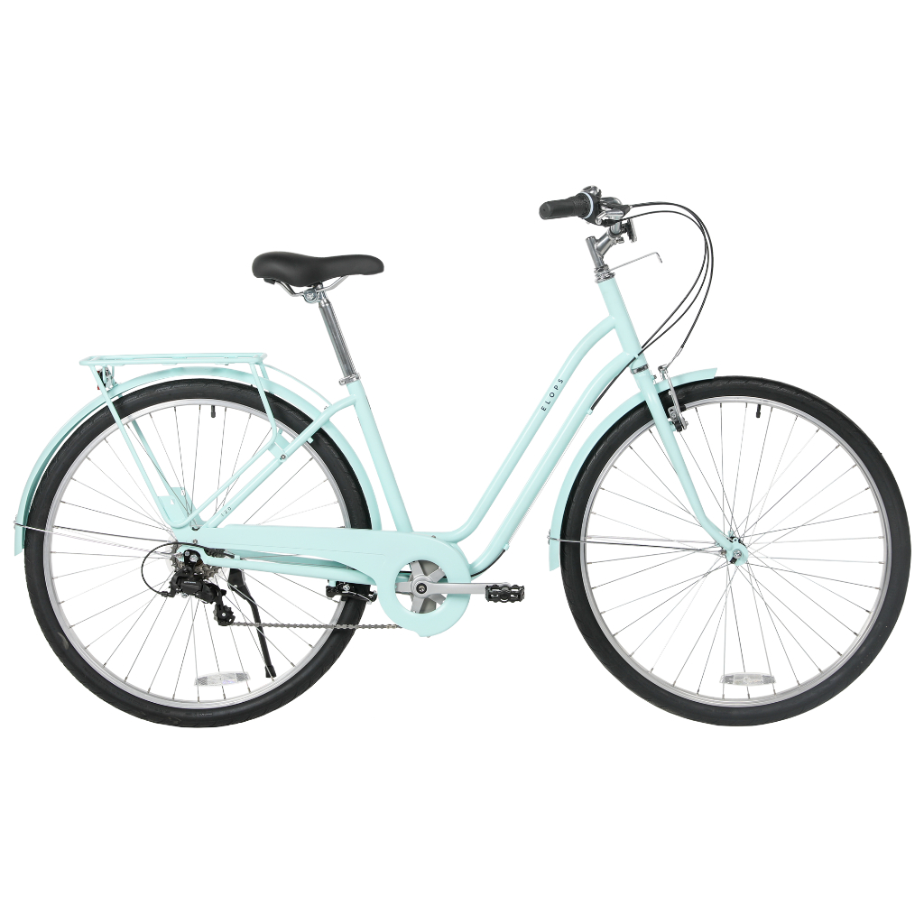 Xe đạp thành phố khung thấp Elops 120 DECATHLON ELOPS mã 8597094