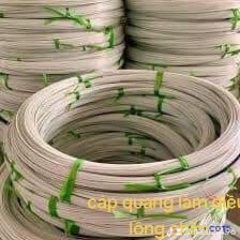 5m NAN CÁP QUANG LÀM LỒNG CHIM , ĐUÔI DIỀU