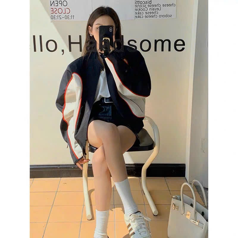 Áo Khoác Dù Form Lửng Phối Màu Mẫu Mới - MỘC QUYÊN FASHION