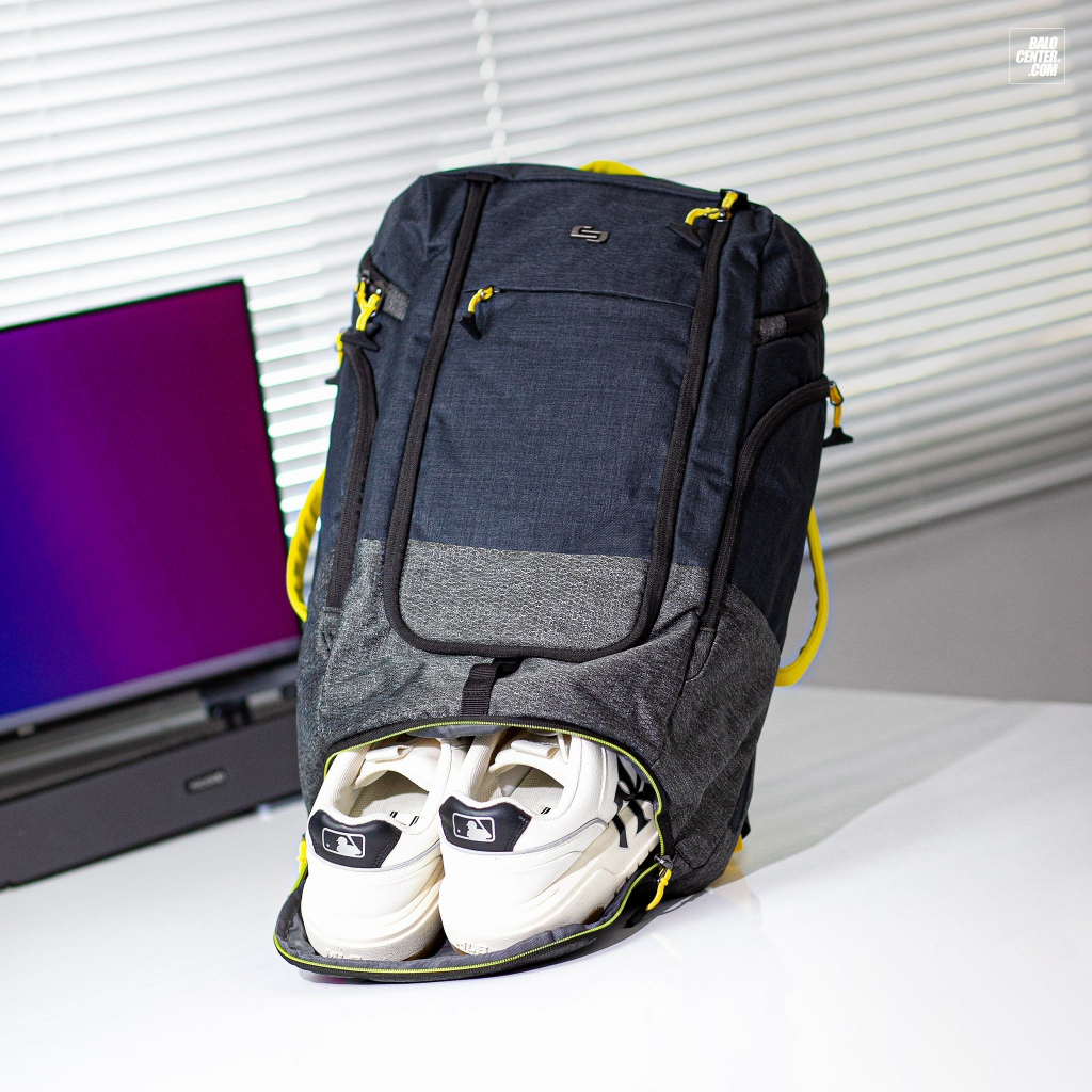 Balo Laptop/ Balo Du Lịch Thể Thao Có Ngăn Đựng Giày, Ngăn Chống Sốc Laptop 17.3” Solo Velocity Max 17.3”
