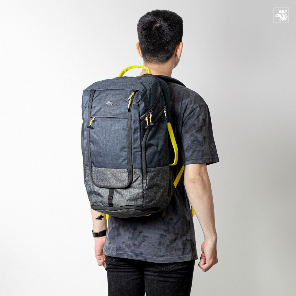 Balo Laptop/ Balo Du Lịch Thể Thao Có Ngăn Đựng Giày, Ngăn Chống Sốc Laptop 17.3” Solo Velocity Max 17.3”