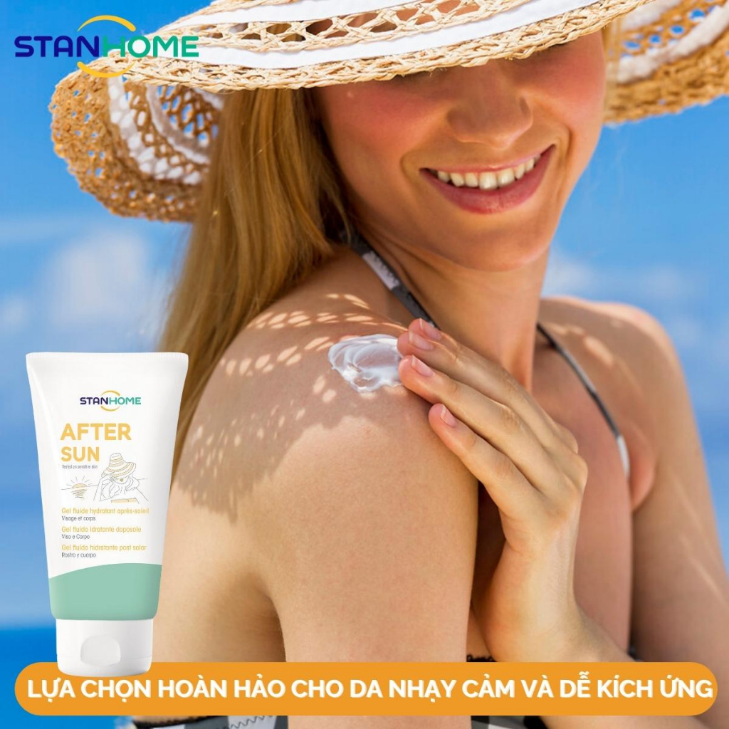 Kem Dưỡng Phục Hồi Da Sau Khi Ra Nắng STANHOME After Sun Extra Chống Lão Hóa Da Nhạy Cảm 150ML