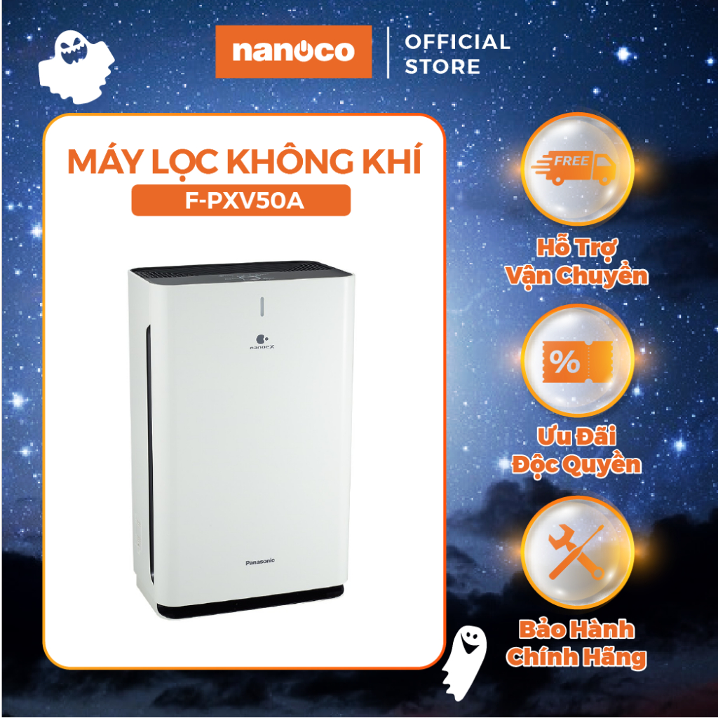 Máy lọc không khí Panasonic model F-PXV50A (công nghệ lọc Nanoe X, cảm biến bụi)