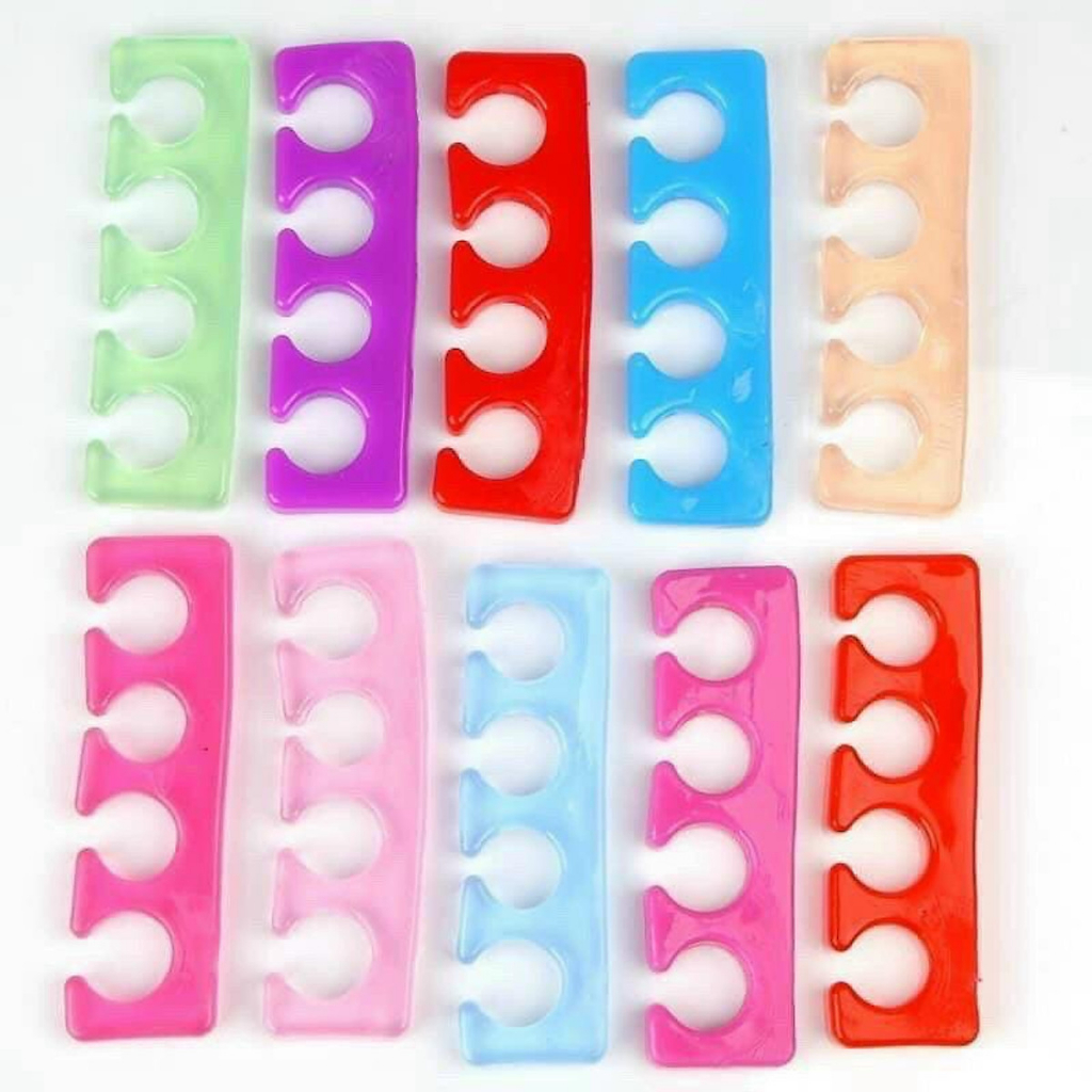 Bộ 2 Miếng Silicon Dụng Cụ Tách Ngón Chân, Ngón Tay Làm Nail