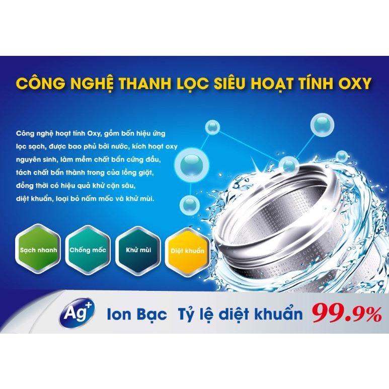 Combo 5 hộp Chất Vệ Sinh Lồng Máy Giặt Mao Bao Chính Hãng
