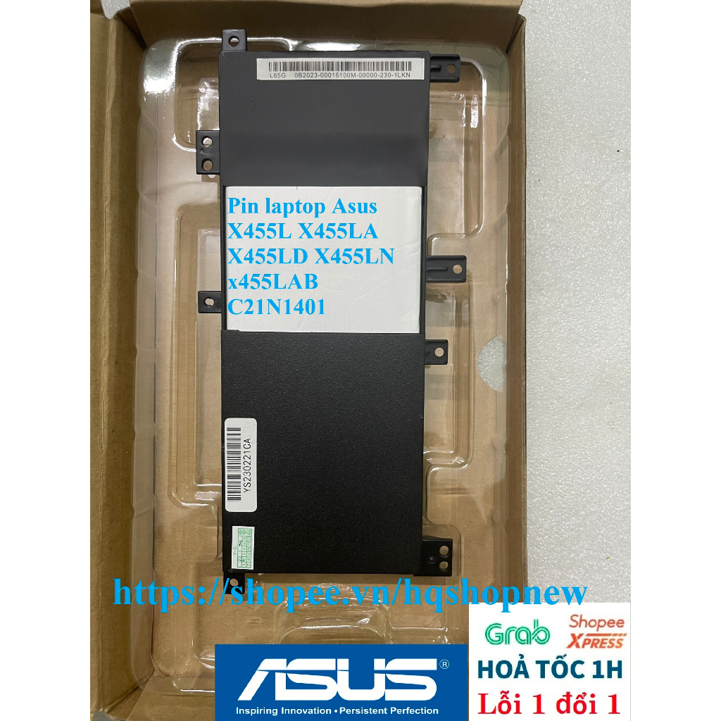 ⚡️ Pin laptop Asus X455L X455LA X455LD X455LN x455LAB C21N1401