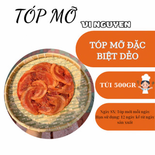 Tóp mỡ đặc biệt dẻo - bánh 500g - hút chân không