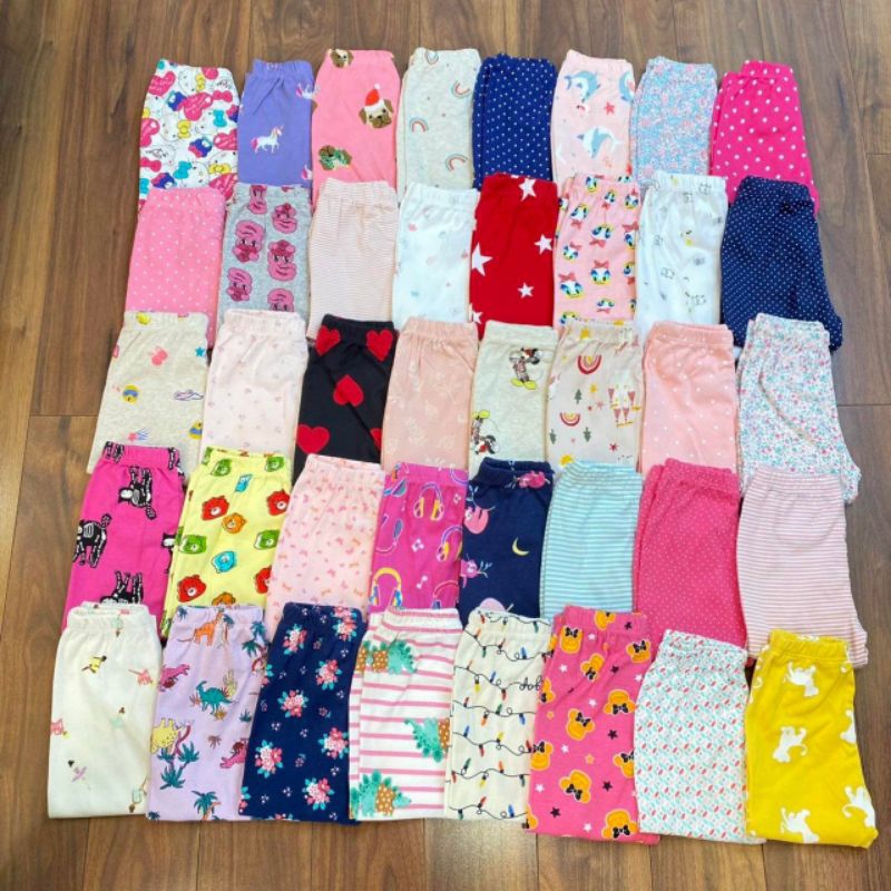 🍒 loai 1🍒Sét 10 quần dài cotton borip Xuất dư cho bé trai bé gái