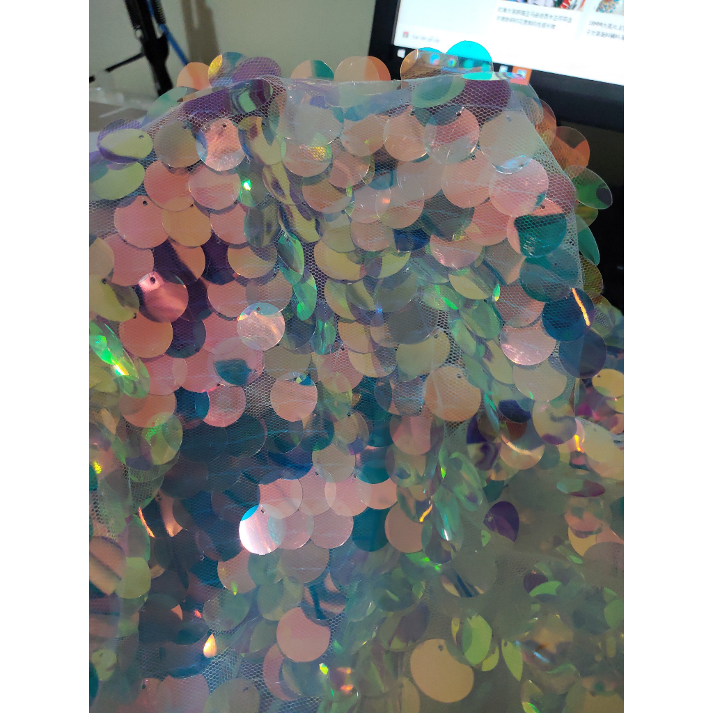 💥Tấm vải đính kim sa vảy cá kim tuyến💎💎💎 may váy áo, chụp ảnh background, rèm sinh nhật, trải bàn