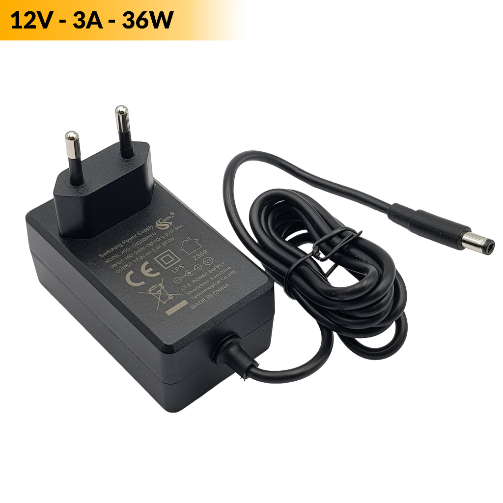 Nguồn 12V 3A - Nguồn Adapter 12V 3A