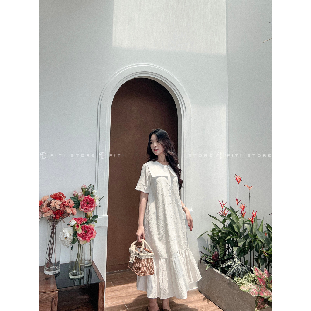 Váy xô hạt vặn thừng đuôi cá