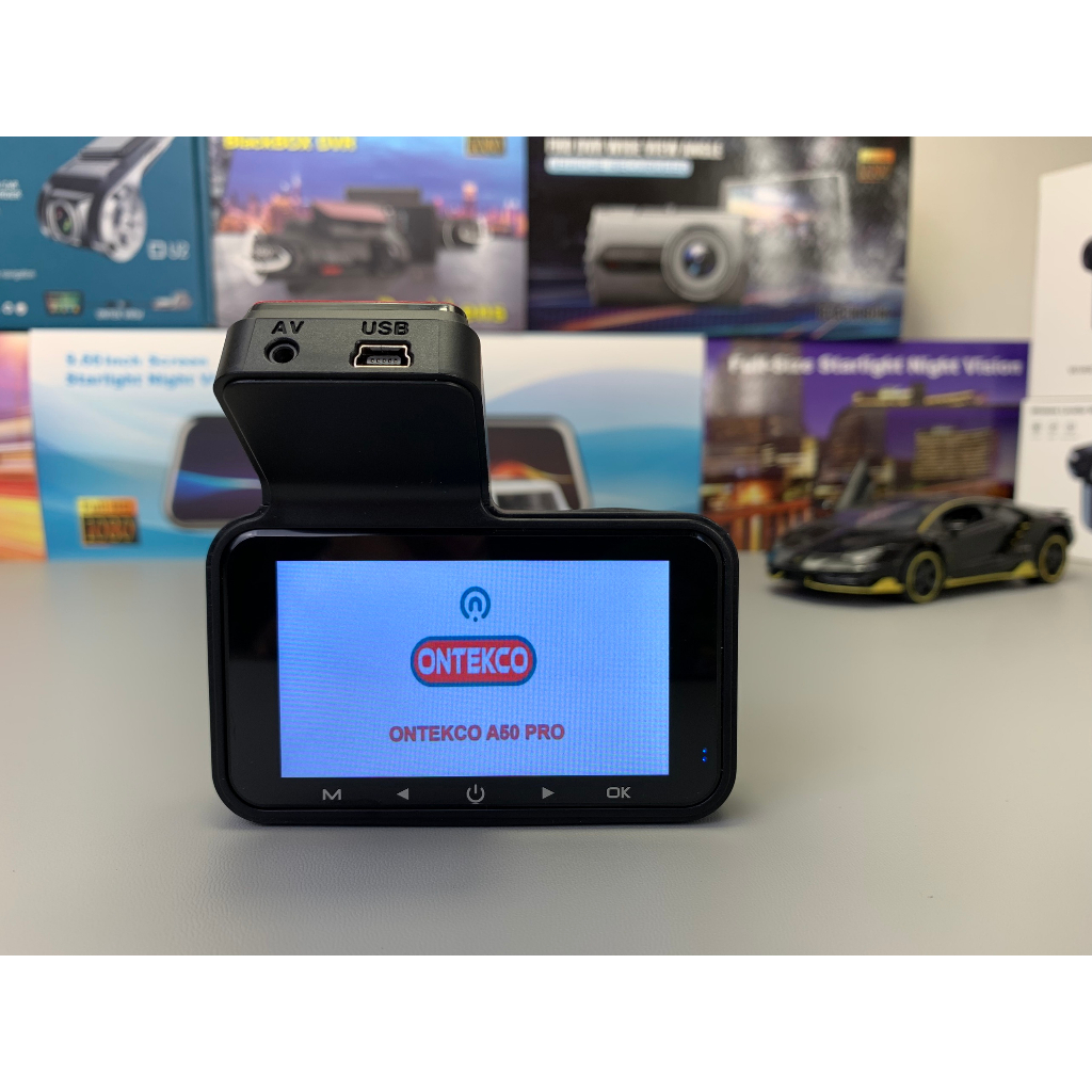 Camera hành trình ô tô ONTEKCO A50 PRO wifi FULL HD,góc quay siêu rộng - Xem video qua app VIIDURE trên điện thoại