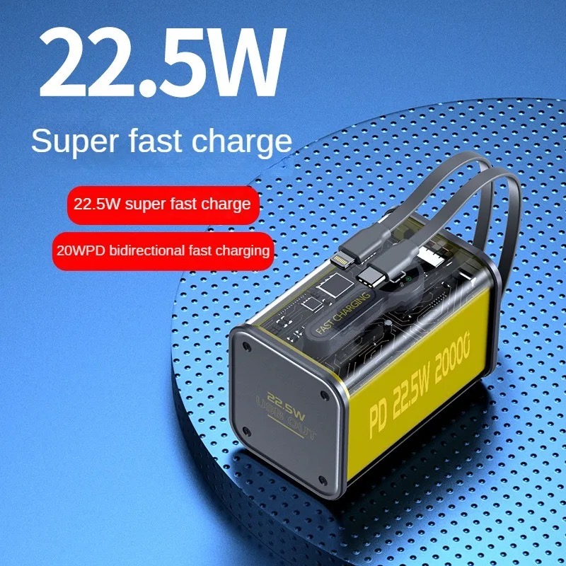 Sạc Dự Phòng Wekome WP 331, dung lượng 10000mah 20.000mAh, 22.5w,Sạc Cực Nhanh QC 3.0
