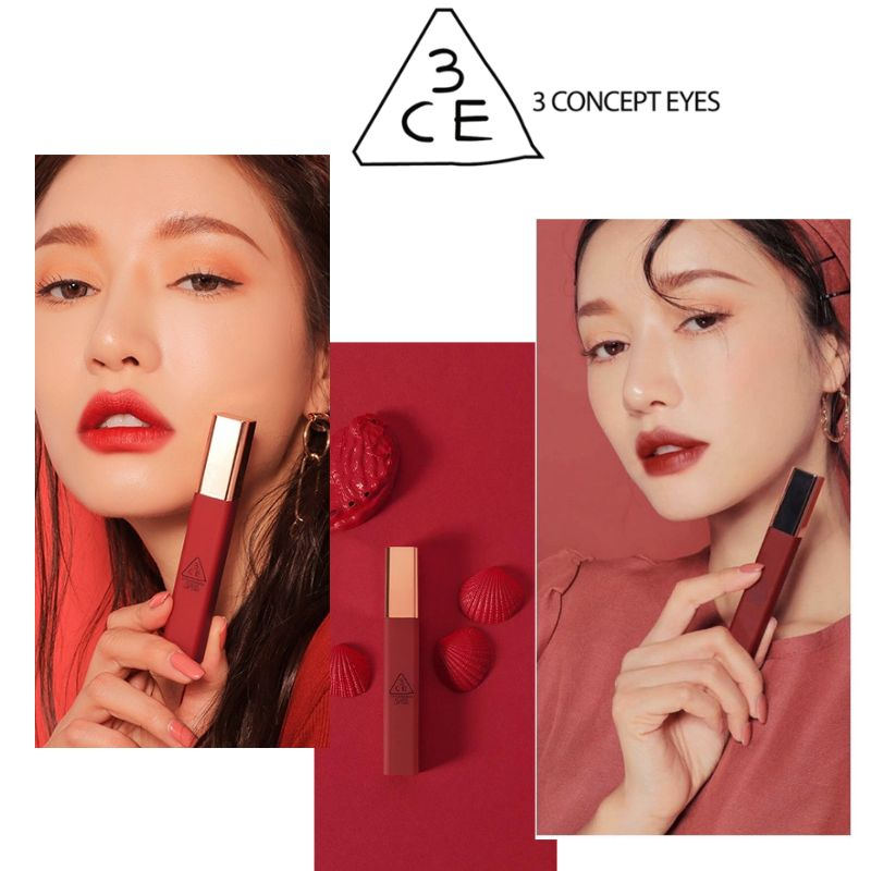 Son Kem Lì 3CE Cho Hiệu Ứng Làm Mờ Vân Môi 3CE Velvet Lip Tint 4g Kotic_shop