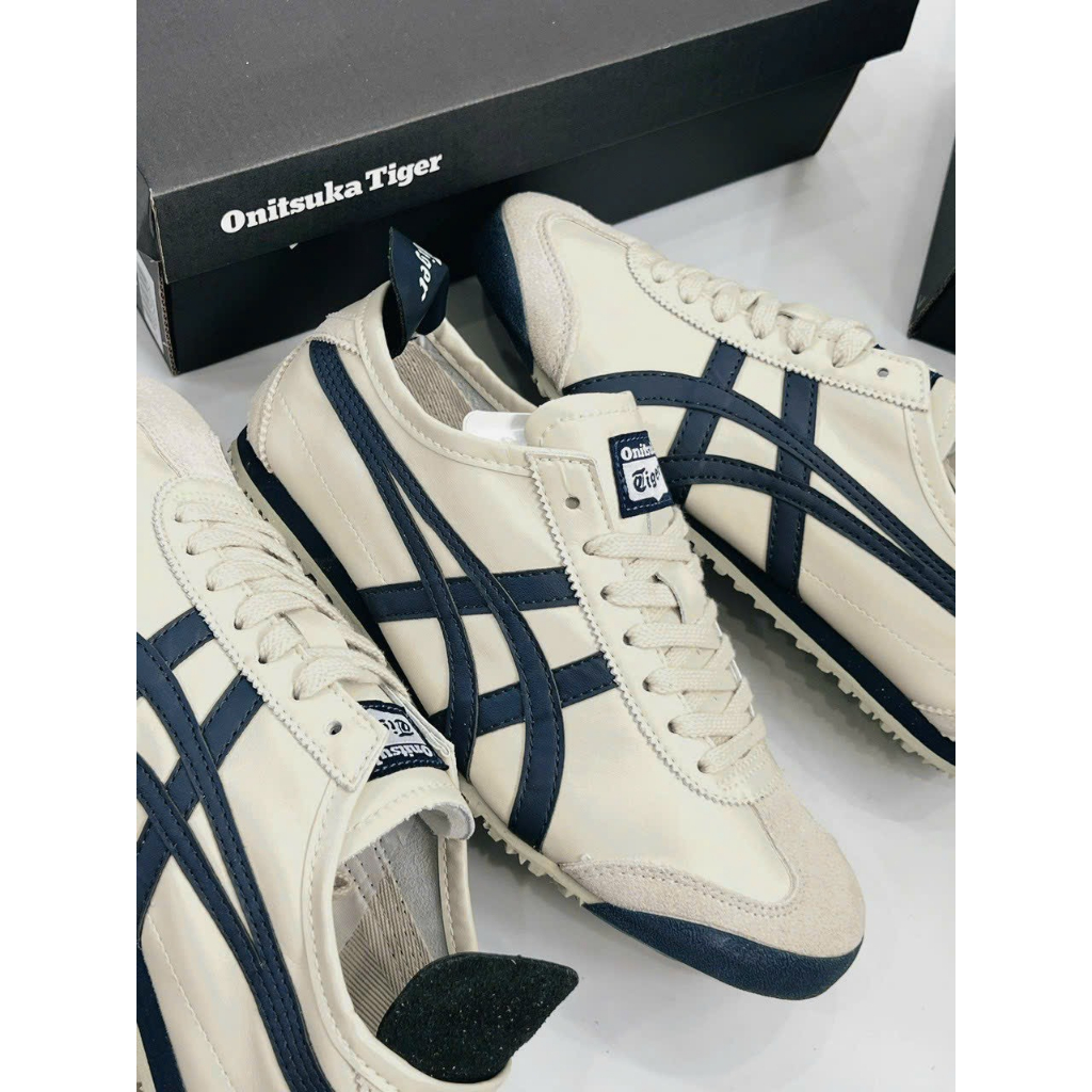 Giày sneaker _Onit.suka Tiger Mexico66 Birch/India ink Latte -Full box