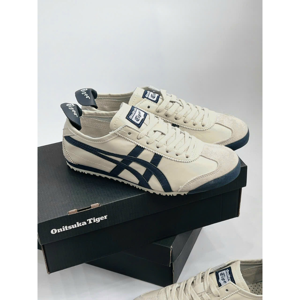 Giày sneaker _Onit.suka Tiger Mexico66 Birch/India ink Latte -Full box