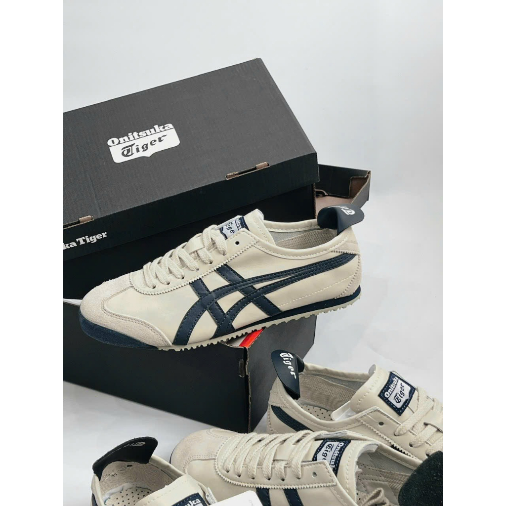 Giày sneaker _Onit.suka Tiger Mexico66 Birch/India ink Latte -Full box